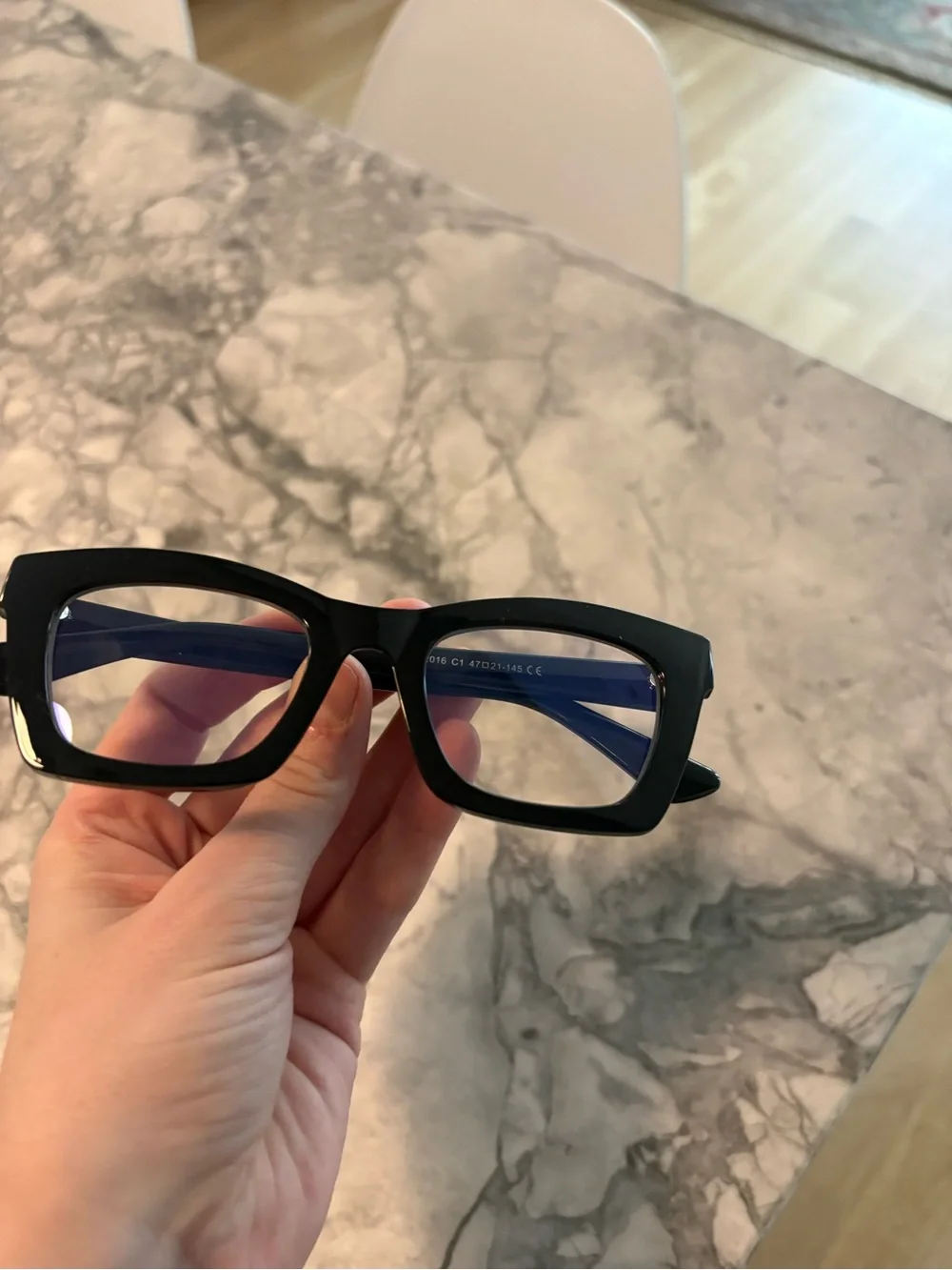New Fifth & Ninth Women’s Chunky Black Blue Black Reading Glasses
